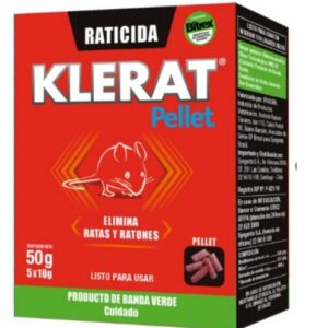 Raticida en Pellet 50gr KLERAT