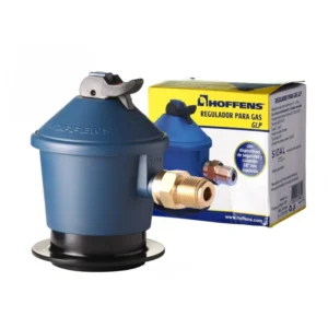 Regulador de Gas HOFFENS Botón superior cromado 5-11-15 Kgs