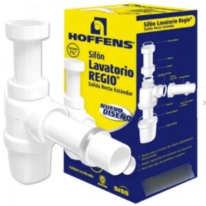 Sifón Regio 1.1/4 Salida Recta 32-40mm Hoffens