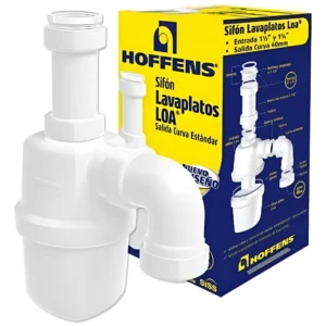 Sifón Loa 1.1/2 salida ampliadora 50MM Hoffens