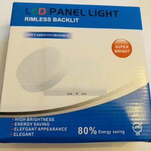 Foco Panel Led Sobreponer Cuadrado 24w Luz Fría