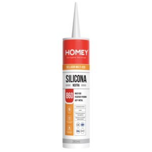 Silicona Neutra Blanca 280ml Homey